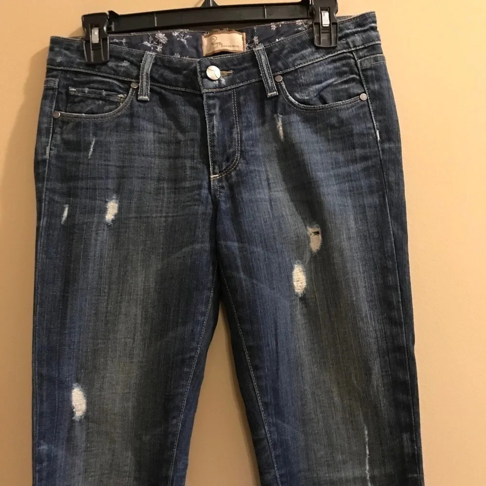 Paige Denim Distressed Skyline Skinny Jeans 27 - Picture 8 of 11